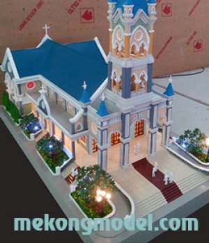 Làm mô hình nhà thờ