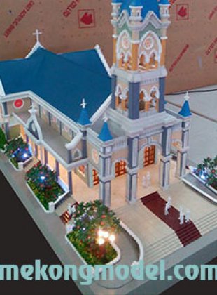 Làm mô hình nhà thờ